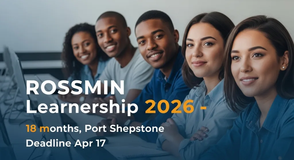 ROSSMIN Learnership 2026 – 18 months, Port Shepstone, Deadline Apr 17