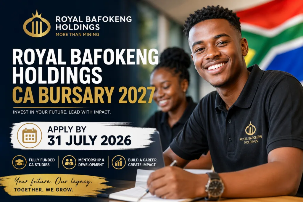 Royal Bafokeng Holdings CA Bursary 2027 – Apply by 31 July 2026