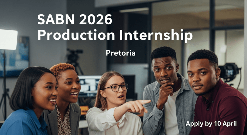 SABN 2026 Production Internship – Pretoria – Apply by 10 April