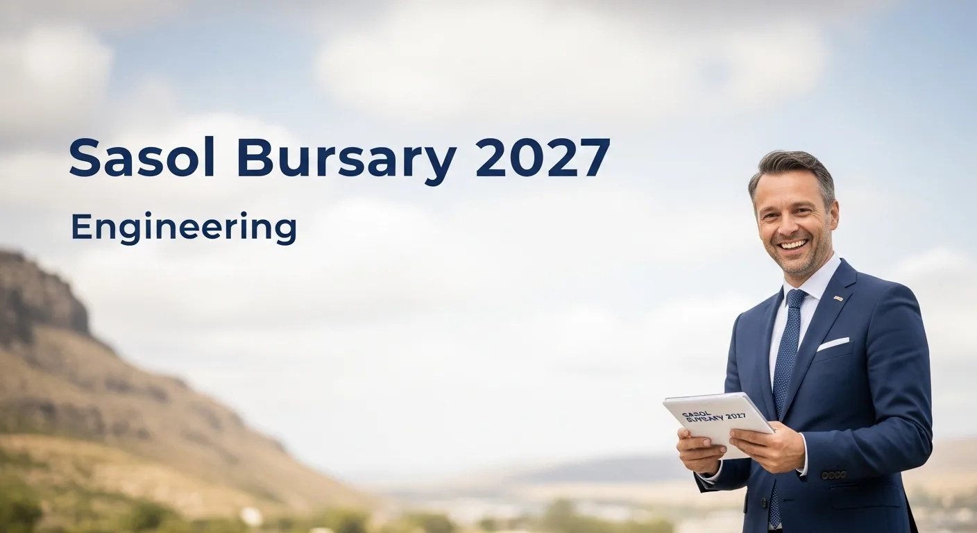 Sasol Bursary 2027 – 1 Apr to 17 May for Engineering