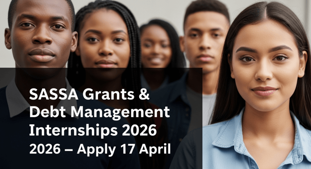 SASSA Grants & Debt Management Internships 2026 – Apply 17 April