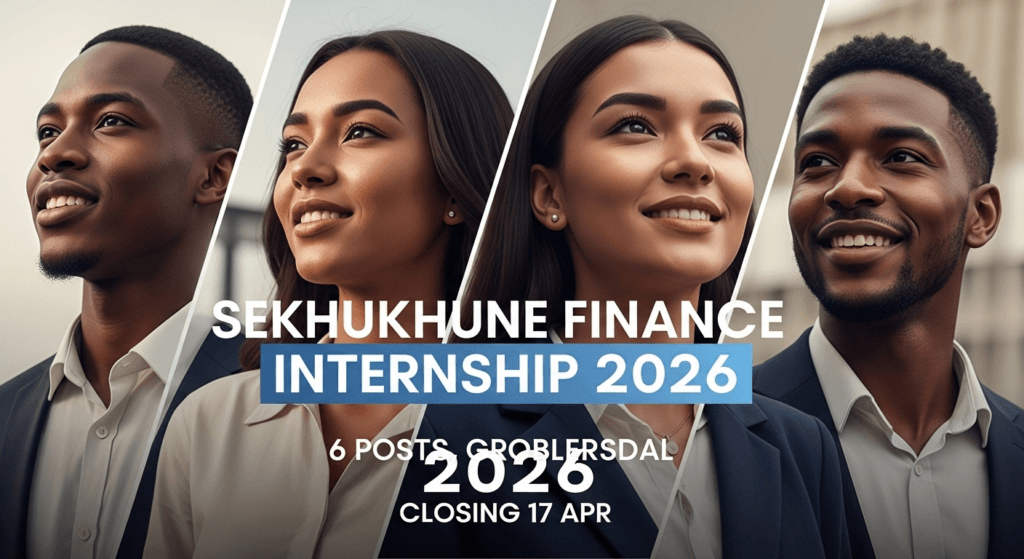 Sekhukhune Finance Internship 2026 – 6 Posts, Groblersdal, Closing 17 Apr