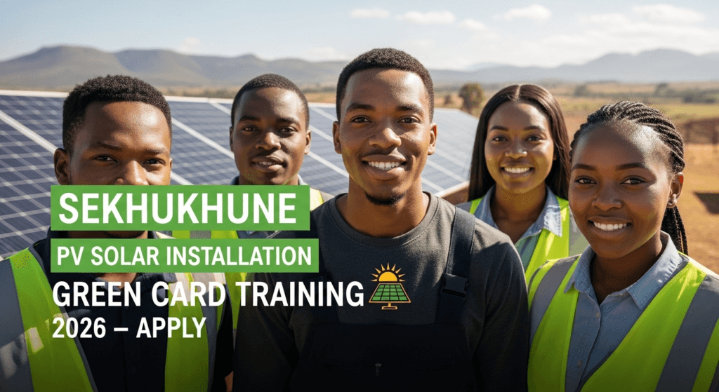 Sekhukhune PV Solar Installation Green Card Training 2026 – Apply