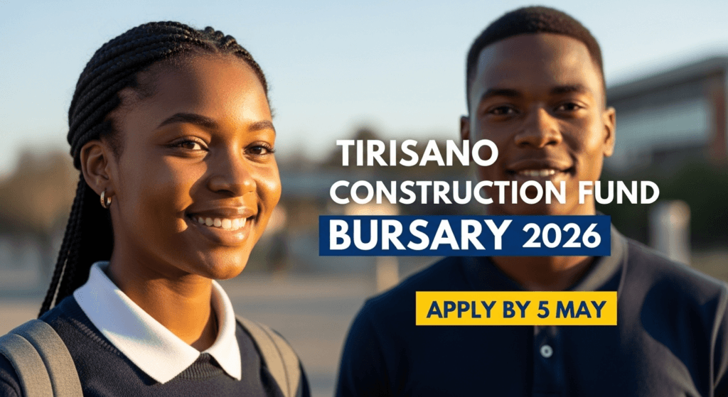 Tirisano Construction Fund Bursary 2026 – Apply by 5 May