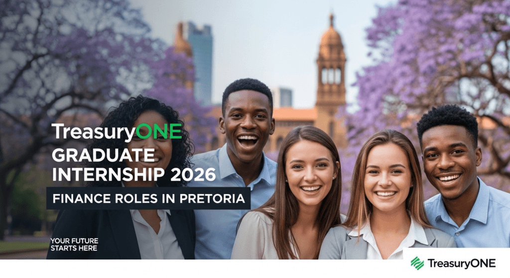 TreasuryONE Graduate Internship 2026 – Finance Roles in Pretoria