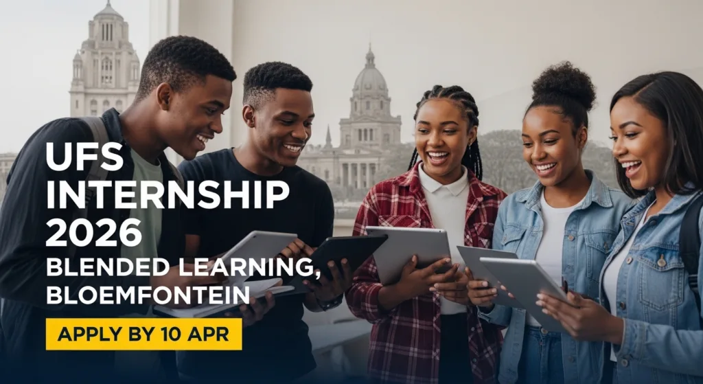 UFS Internship 2026 – Blended Learning, Bloemfontein – Apply by 10 Apr