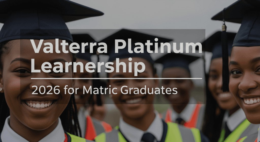 Valterra Platinum Learnership 2026 for Matric Graduates