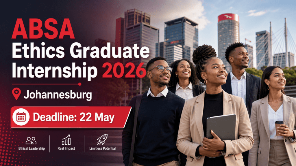 ABSA Ethics Graduate Internship 2026 Johannesburg – Deadline 22 May