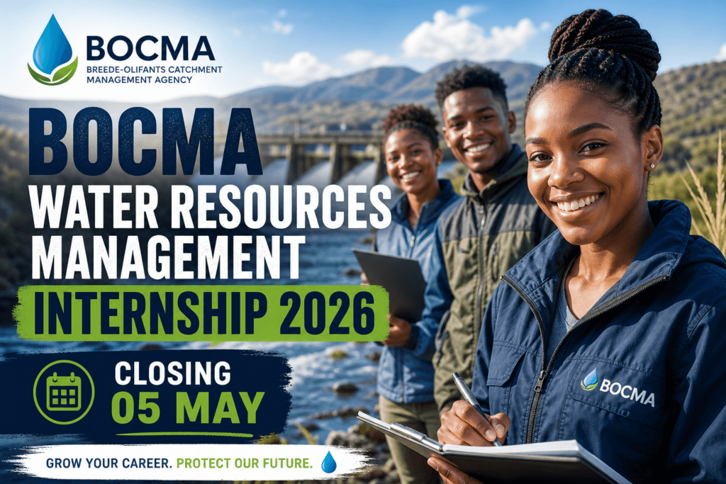 BOCMA Water Resources Management Internship 2026 – Closing 05 May