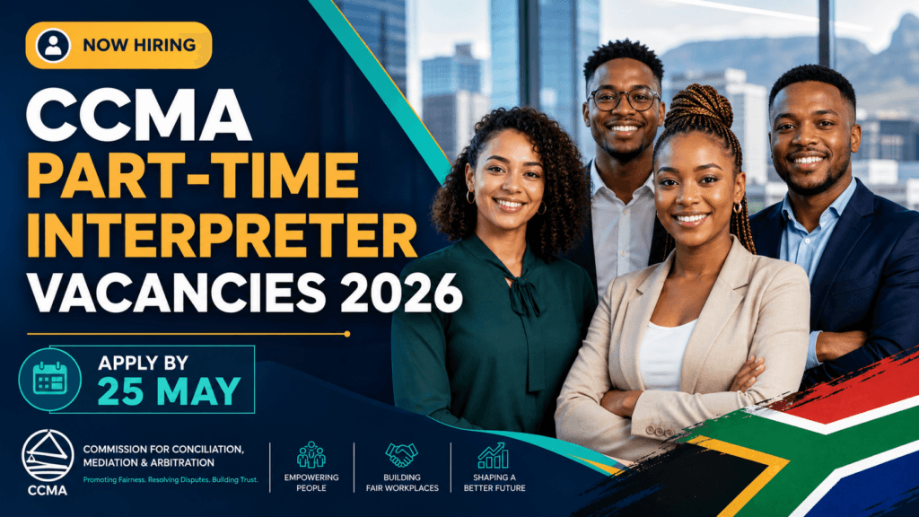 CCMA Part-Time Interpreter Vacancies 2026 – Apply by 25 May