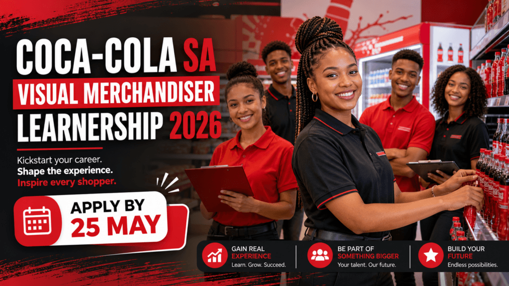 Coca-Cola SA Visual Merchandiser Learnership 2026 – Deadline 25 May