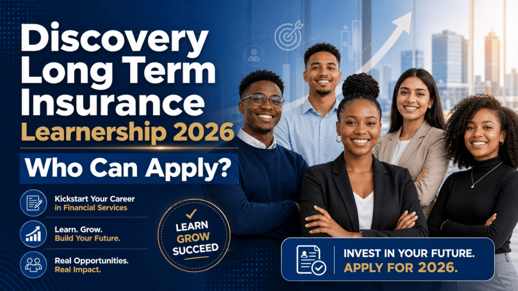 Discovery Long Term Insurance Learnership 2026 – Who Can Apply