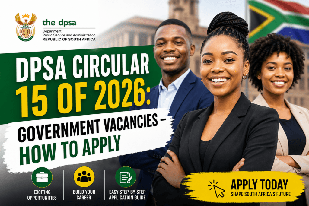 DPSA Circular 15 of 2026: Government Vacancies – How to Apply