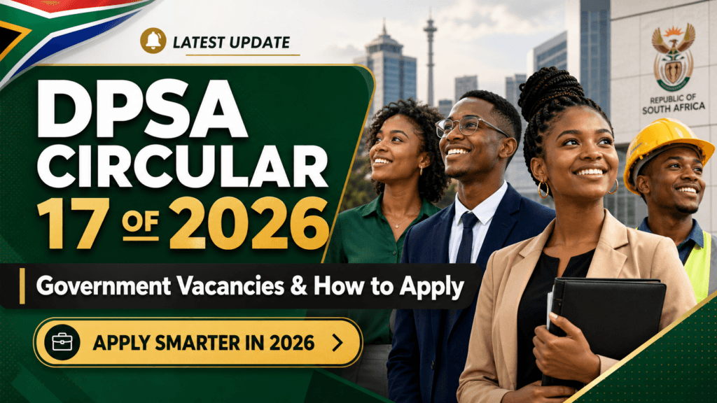 DPSA Circular 17 of 2026 – Government Vacancies & How to Apply