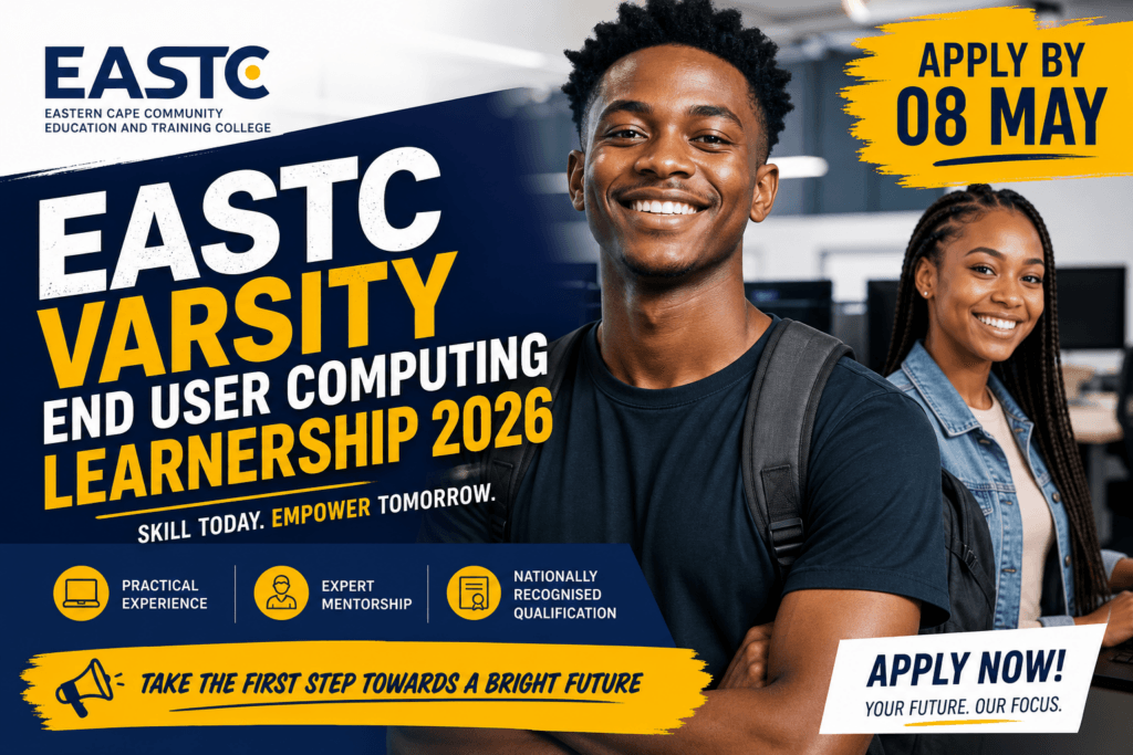 EASTC Varsity End User Computing Learnership 2026 – Apply by 08 May