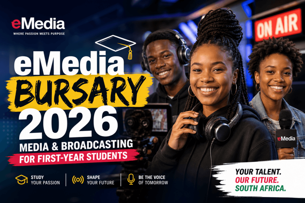 eMedia Bursary 2026 – Media & Broadcasting for First‑Year Students
