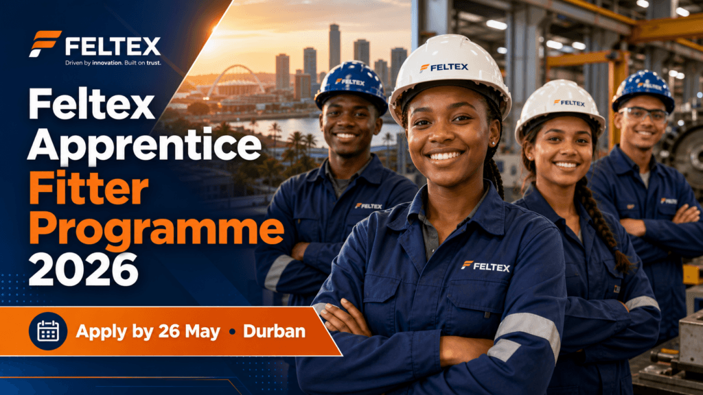 Feltex Apprentice Fitter Programme 2026 – Apply by 26 May, Durban