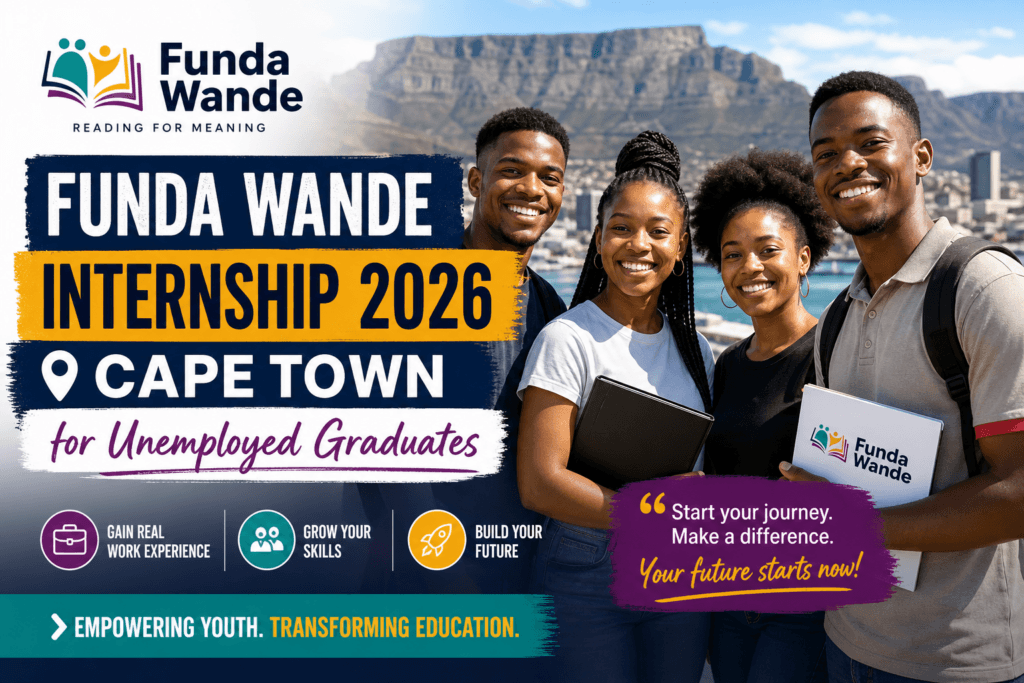Funda Wande Internship 2026: Cape Town for Unemployed Graduates