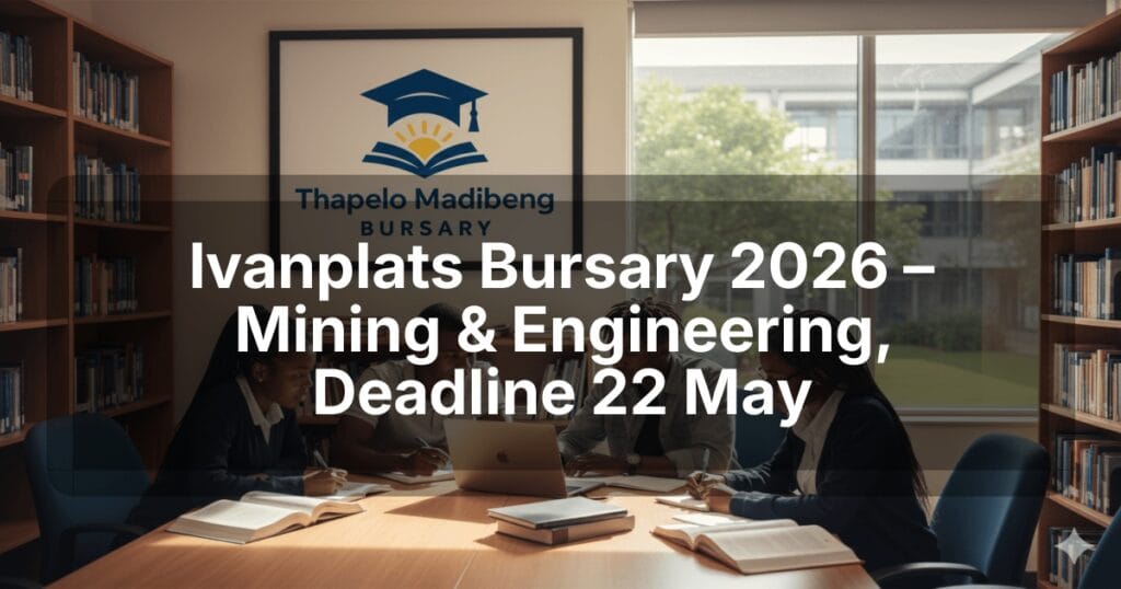 Ivanplats Bursary 2026 – Mining & Engineering, Deadline 22 May