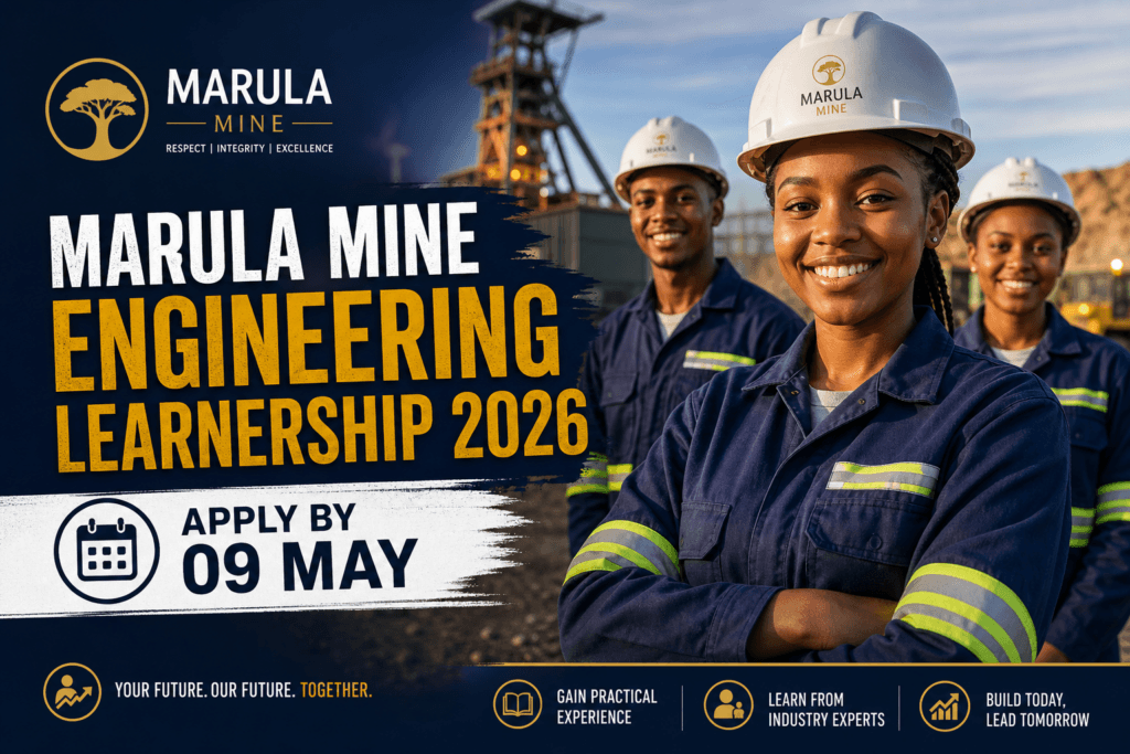 Marula Mine Engineering Learnership 2026 – Apply by 09 May