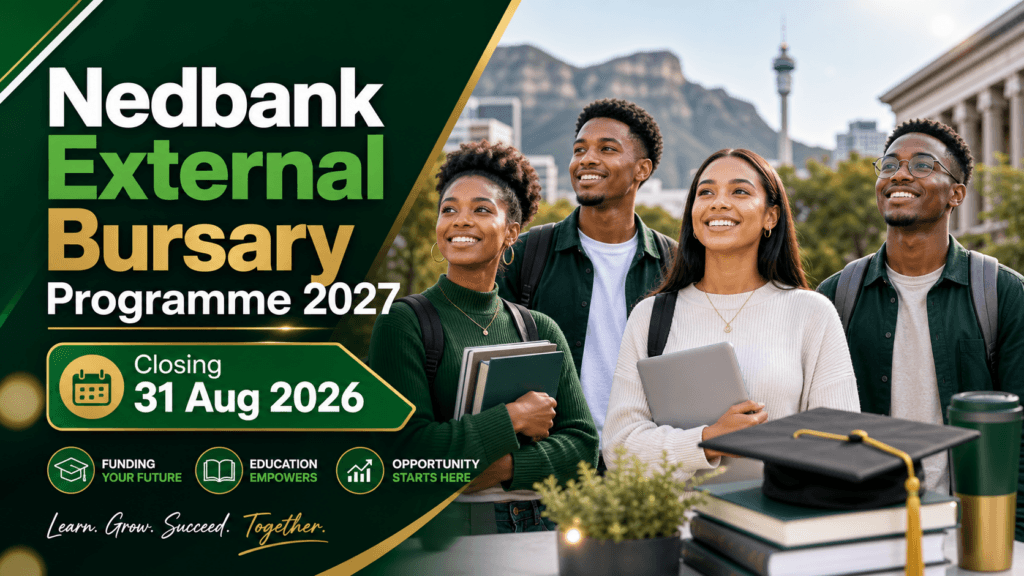 Nedbank External Bursary Programme 2027 – Closing 31 Aug 2026