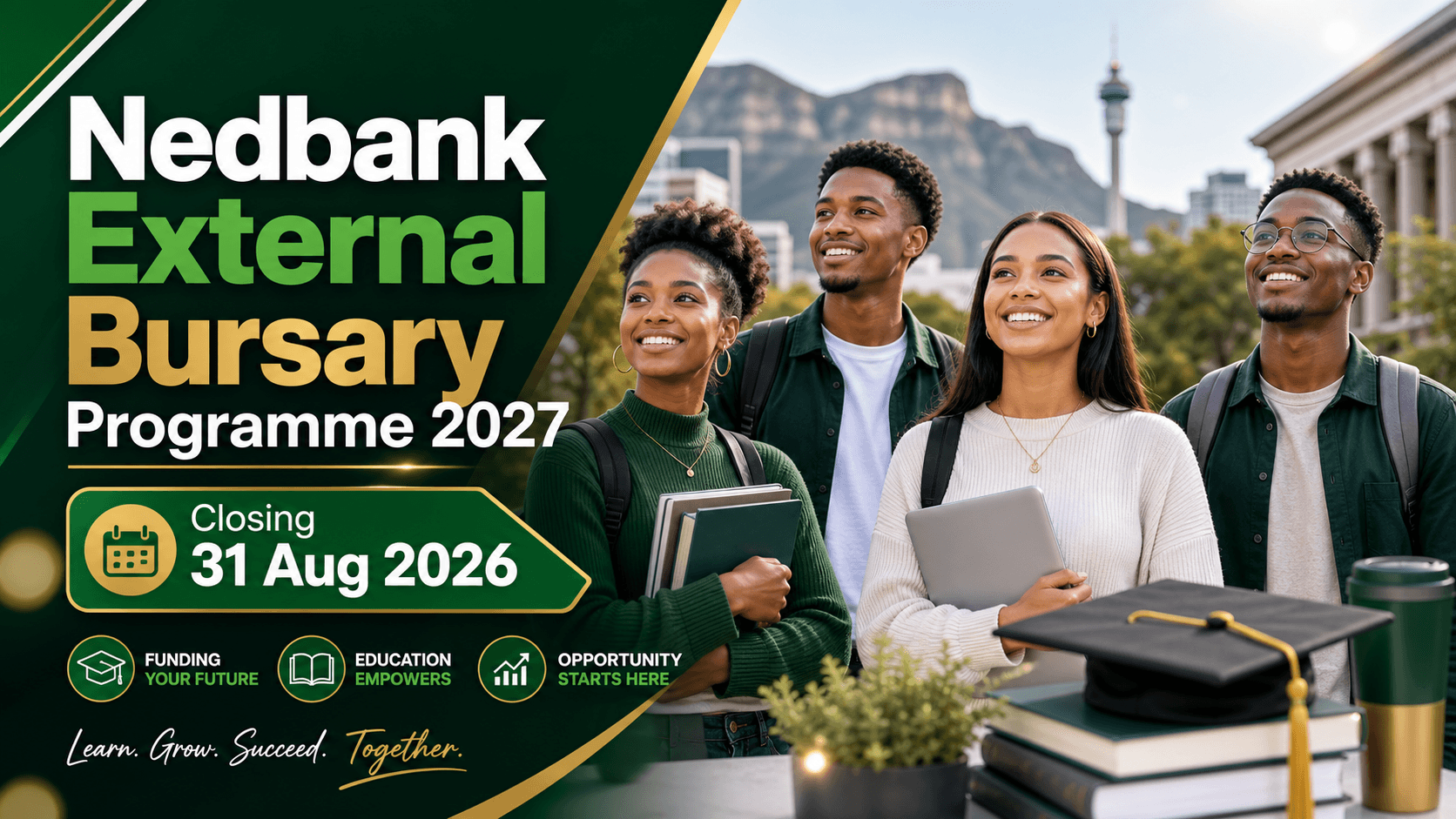Nedbank External Bursary Programme 2027 – Closing 31 Aug 2026