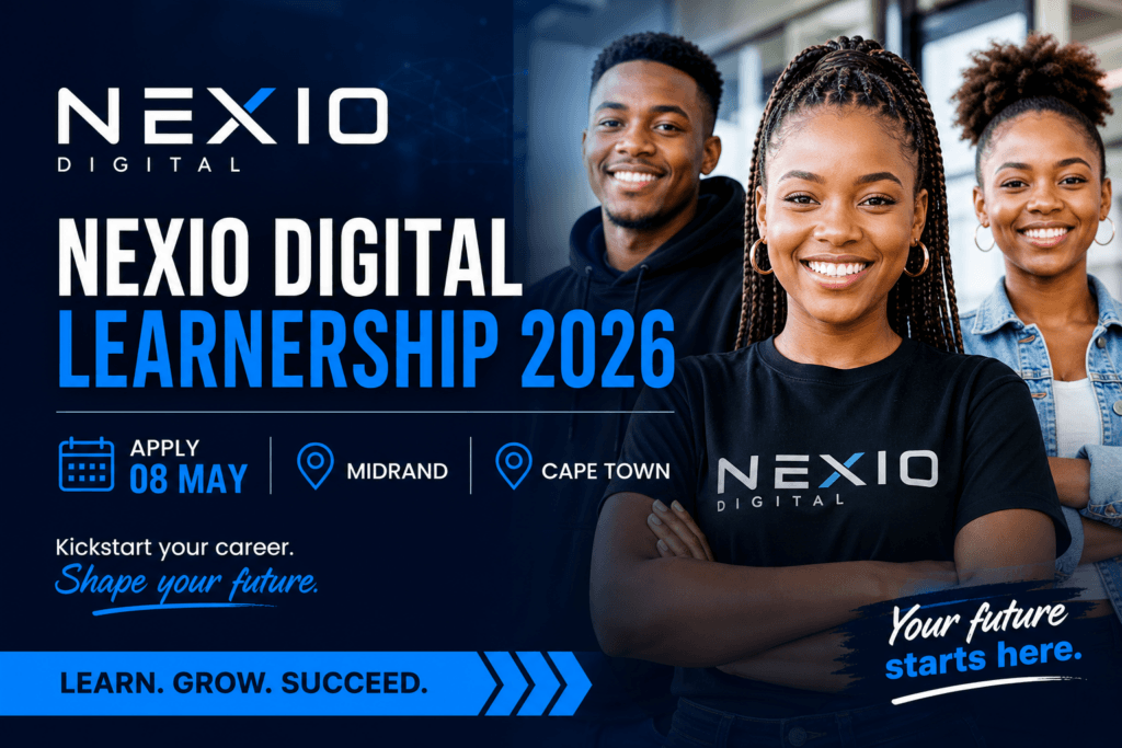 Nexio Digital Learnership 2026 – Apply 08 May, Midrand & Cape Town
