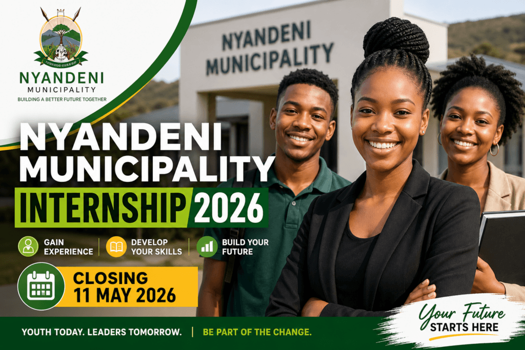 Nyandeni Municipality Internship 2026 – Closing 11 May 2026