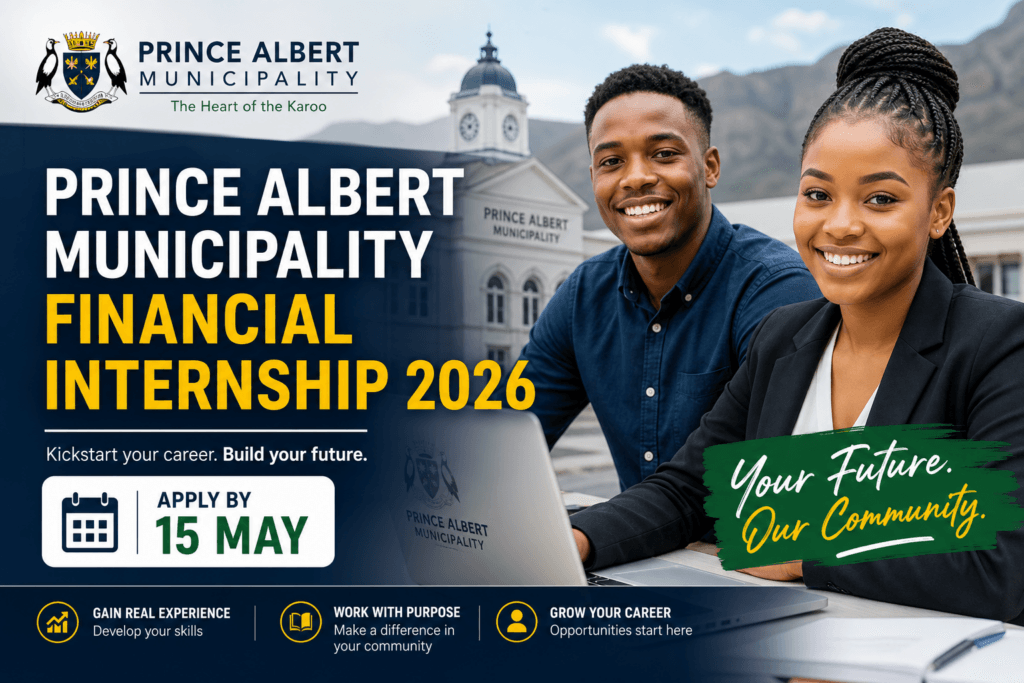 Prince Albert Municipality Financial Internship 2026 – Apply by 15 May