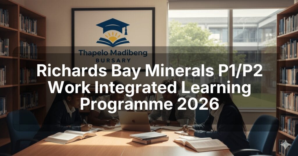 Richards Bay Minerals P1/P2 Work Integrated Learning Programme 2026