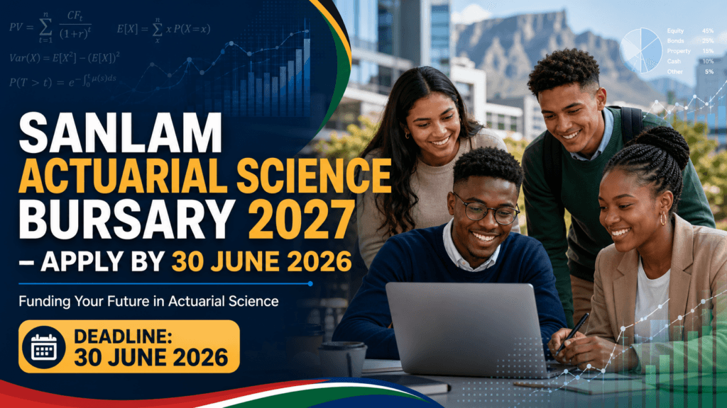 Sanlam Actuarial Science Bursary 2027 – Apply by 30 June 2026
