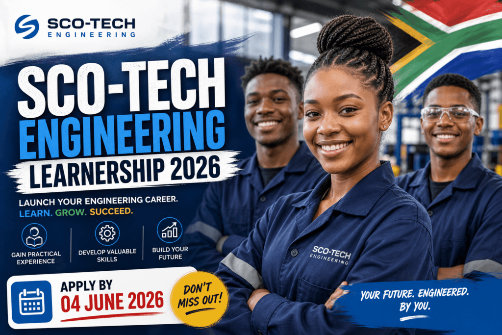 SCO-TECH Engineering Learnership 2026 – Apply by 04 June