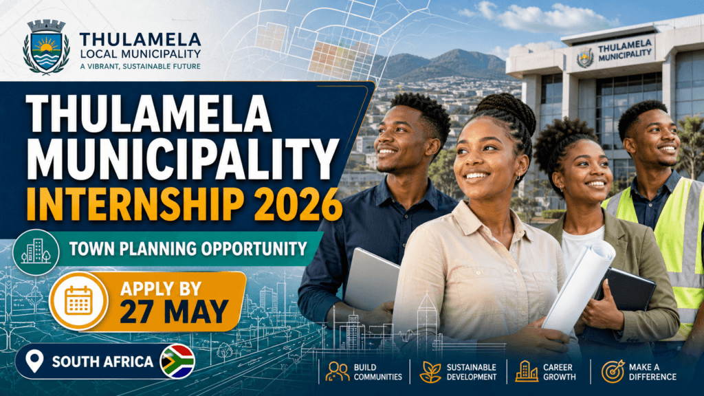 Thulamela Municipality Internship 2026 – Town Planning (Deadline 27 May)