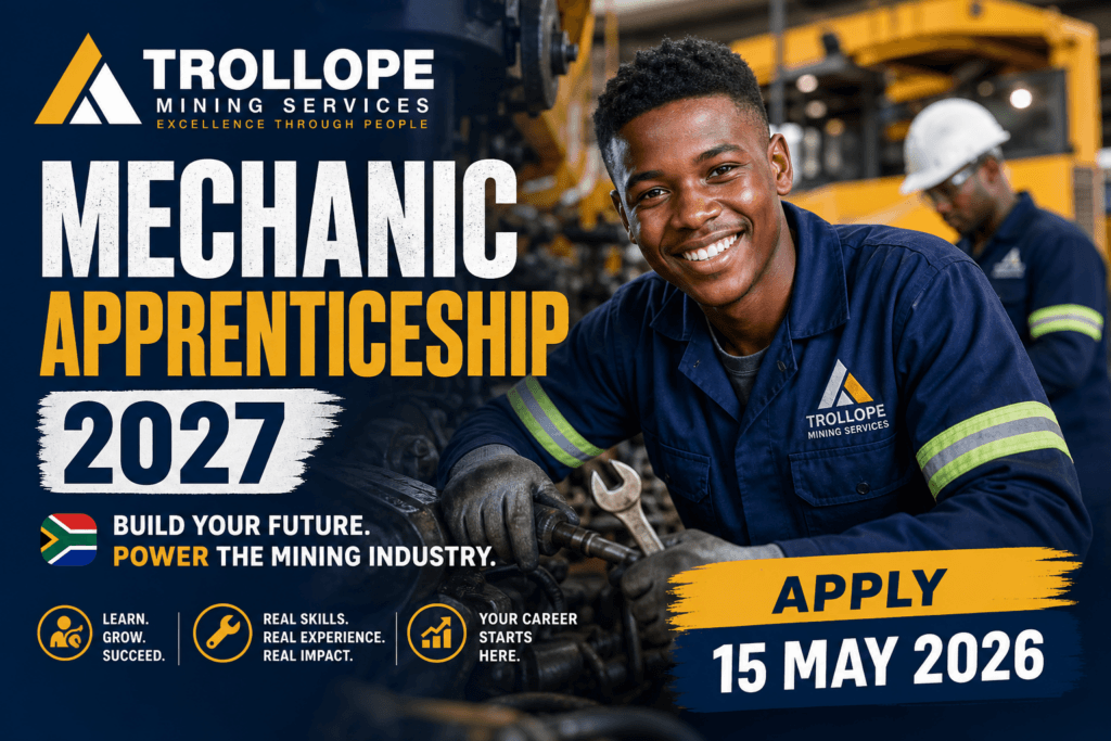 Trollope Mining Services Mechanic Apprenticeship 2027 Apply 15 May 2026