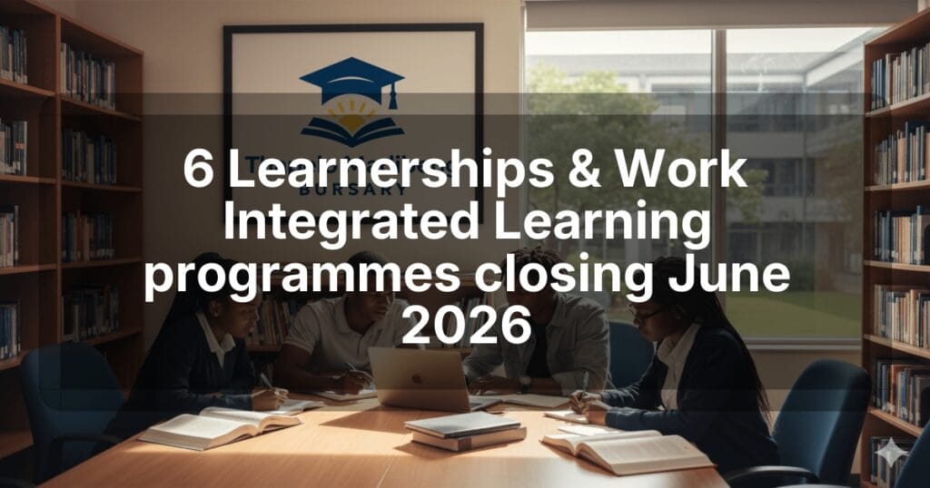 6 Learnerships & Work Integrated Learning programmes closing June 2026