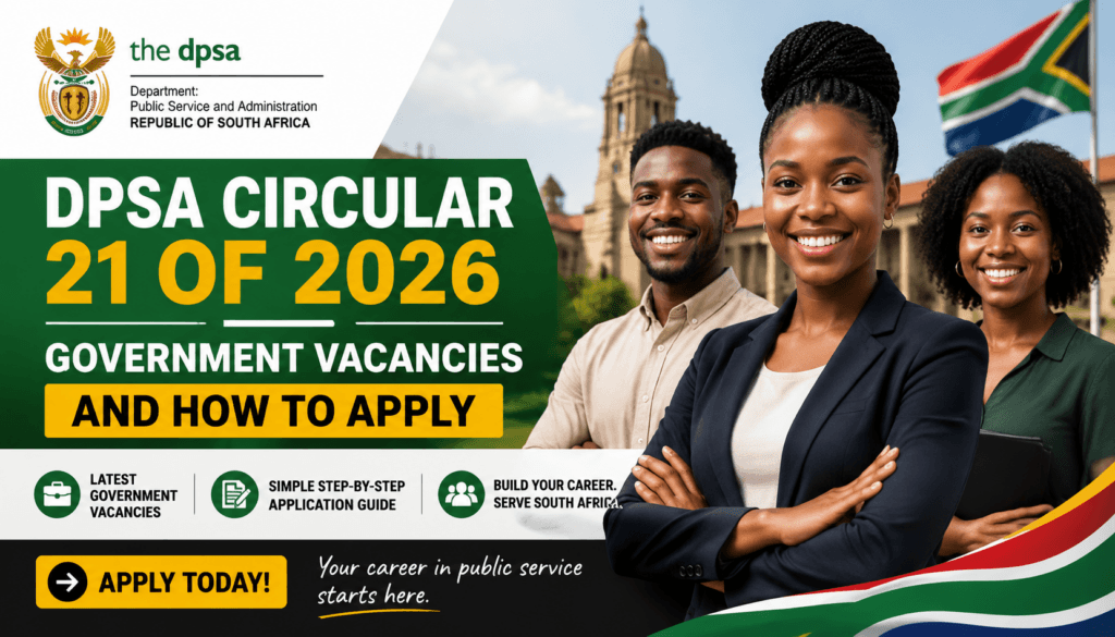DPSA Circular 21 of 2026 – Government Vacancies and How to Apply