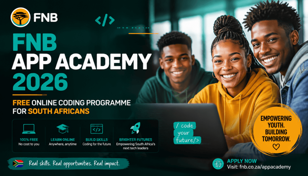 FNB App Academy 2026 – Free Online Coding Programme for South Africans