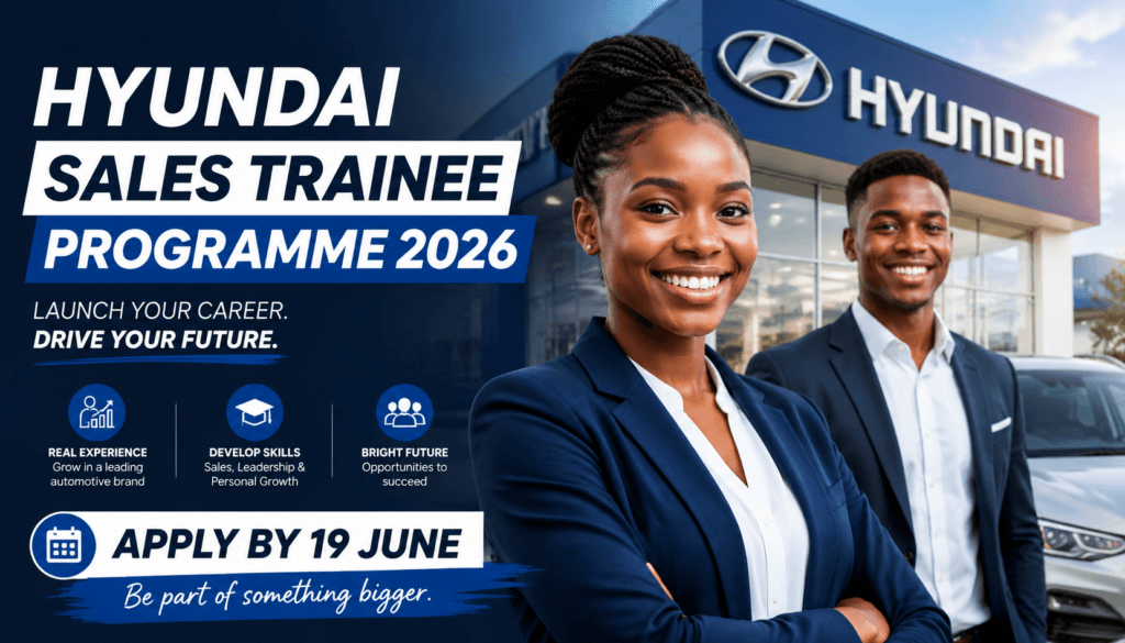 Hyundai Sales Trainee Programme 2026 – Apply by 19 June