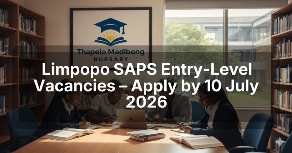 Limpopo SAPS Entry-Level Vacancies – Apply by 10 July 2026
