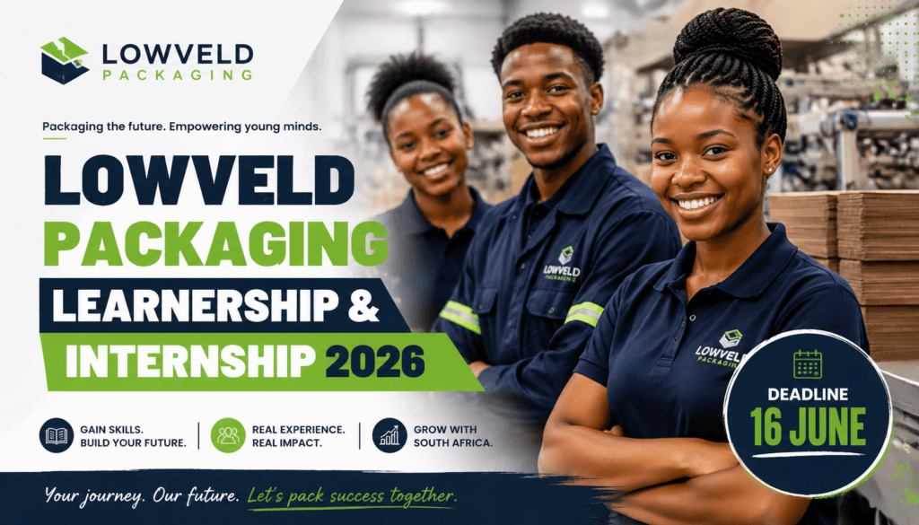 Lowveld Packaging Learnership & Internship 2026 – Deadline 16 June