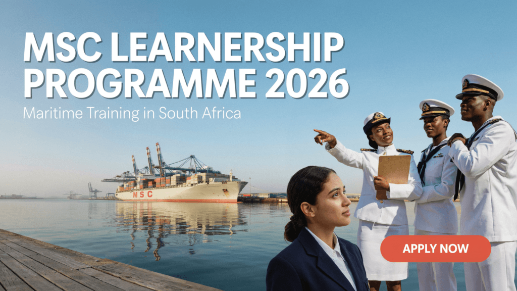 MSC Learnership Programme 2026 – Maritime Training in South Africa