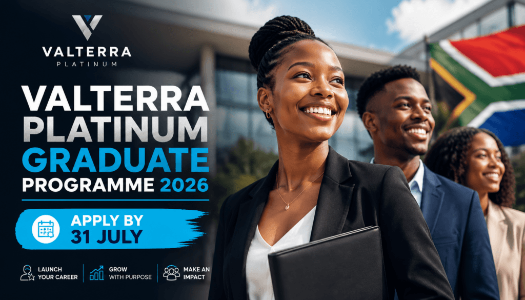 Valterra Platinum Graduate Programme 2026 – Apply by 31 July