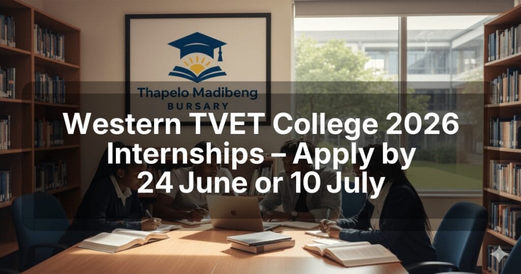Western TVET College 2026 Internships – Apply by 24 June or 10 July