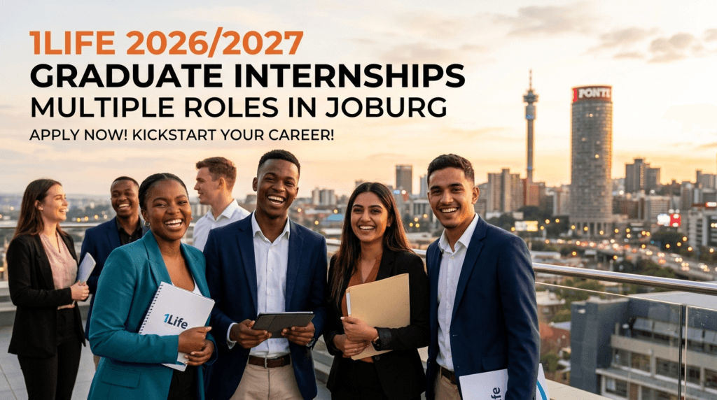 1Life 2026/2027 Graduate Internships – Multiple Roles in Joburg