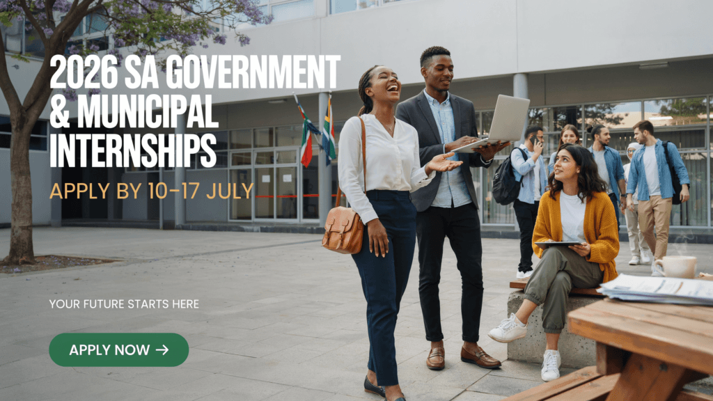 2026 SA Government & Municipal Internships – Apply by 10‑17 July