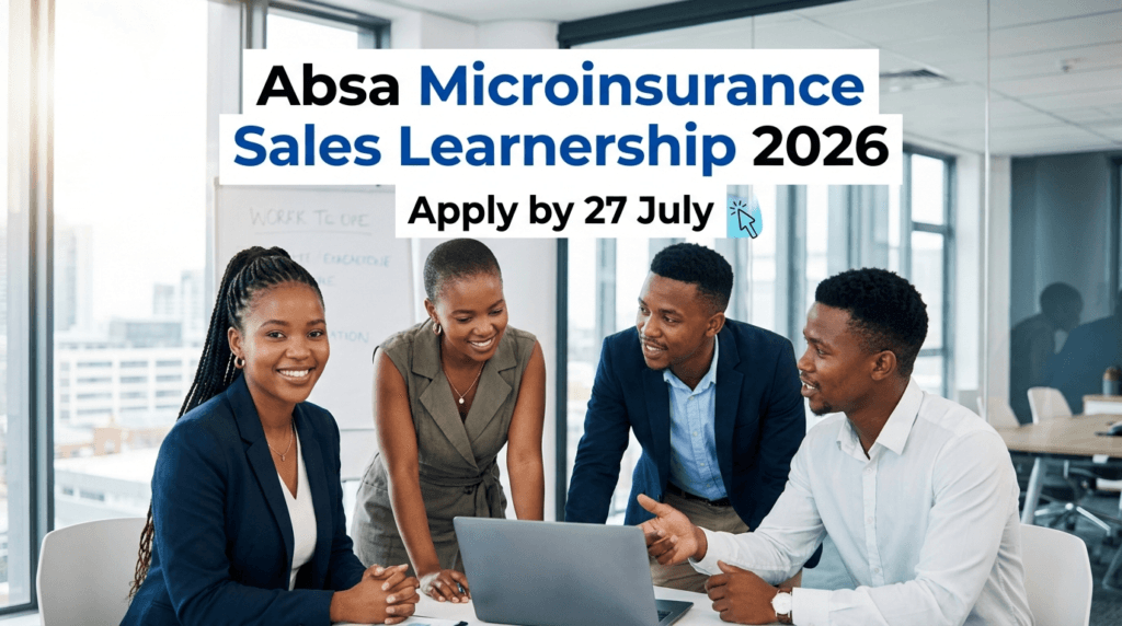 Absa Microinsurance Sales Learnership 2026 – Apply by 27 July