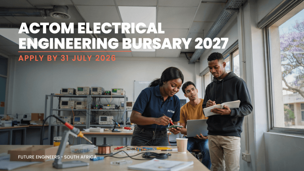 ACTOM Electrical Engineering Bursary 2027 – Apply by 31 July 2026