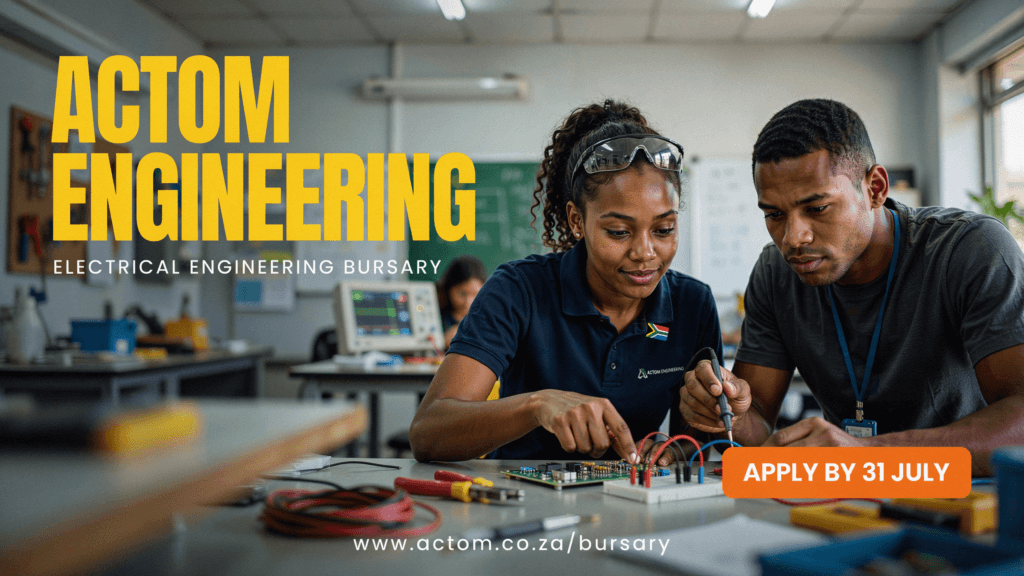 ACTOM Engineering 2027 Electrical Engineering Bursary – Apply by 31 July