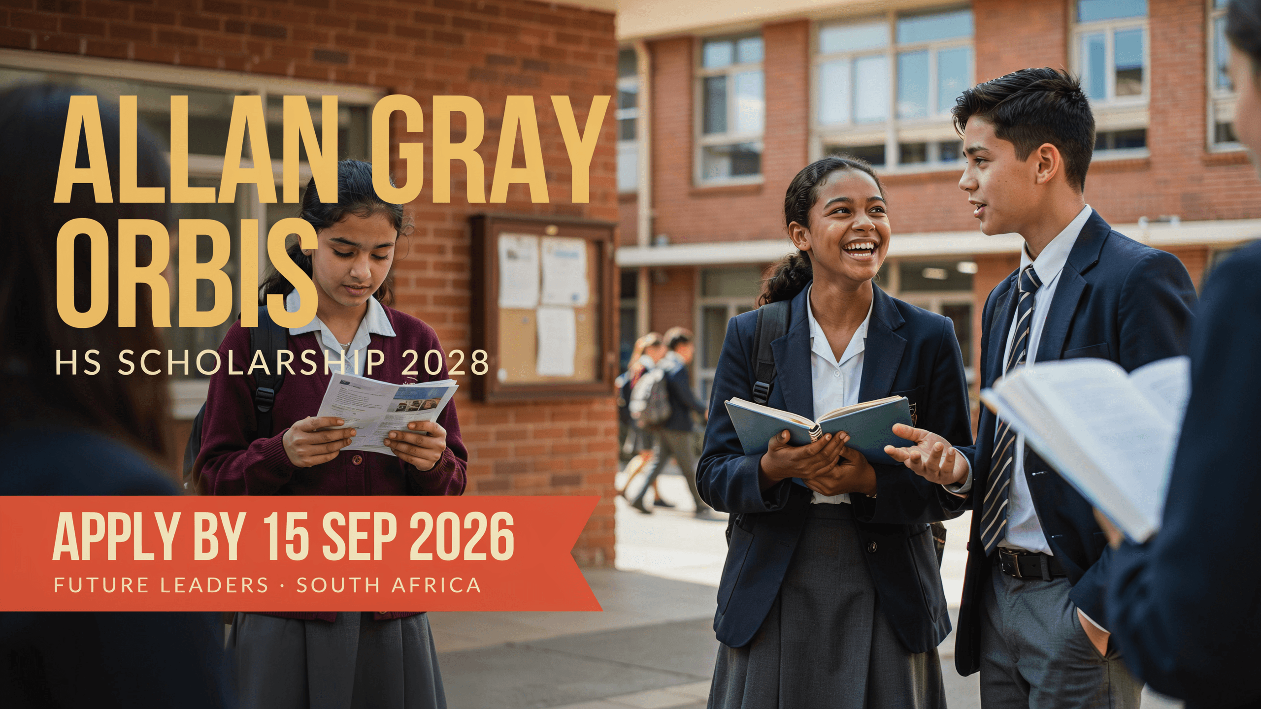Allan Gray Orbis HS Scholarship 2028 – Apply 15 Sep 2026