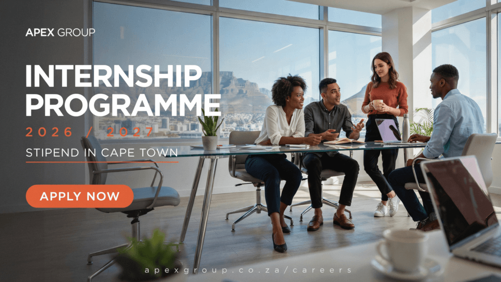 Apex Group Internship Programme 2026/2027 – Stipend in Cape Town